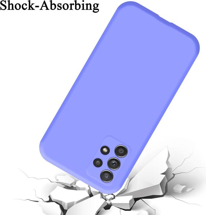 Actual product image Cadorabo TPU Liquid Silicone Case Cover (Samsung Galaxy A52 5G)