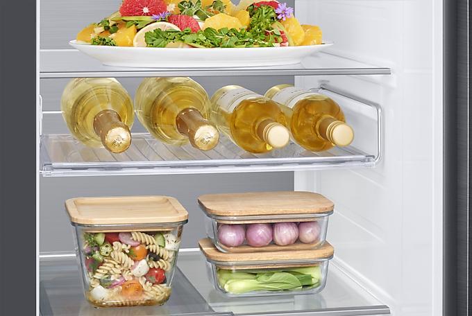 Produktbild Samsung RH6ACG805DS9EG (edelstahl, Food Showcase T?r, AI Energy Mode, Smart Conversion, Wassertank) (645 l)