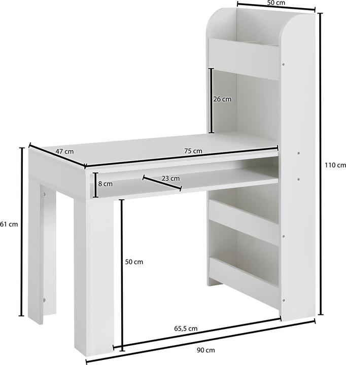 Image du produit FineBuy Étudiants (90 x 50 x 110 cm)