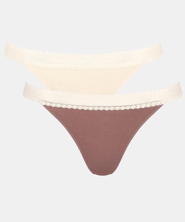 Produktbild Sloggi Go Ribbed Tanga (XL, 2er Pack)