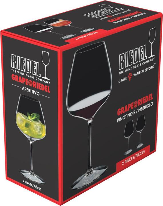 Produktbild Riedel Grape Pinot Noir / Nebbiolo / Aperitivo Weingläser (75 cl, 2 Gläser, Rotweingläser)