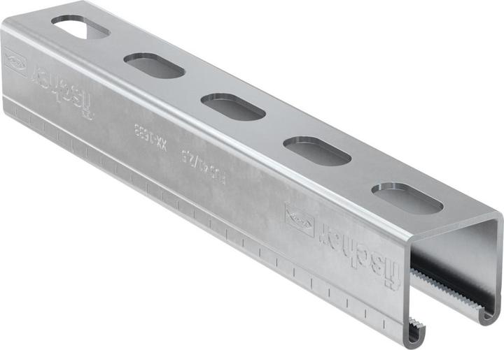 Image du produit Fischer Rail de montage FUS adapté au 41/41 perforé 3000 mm
