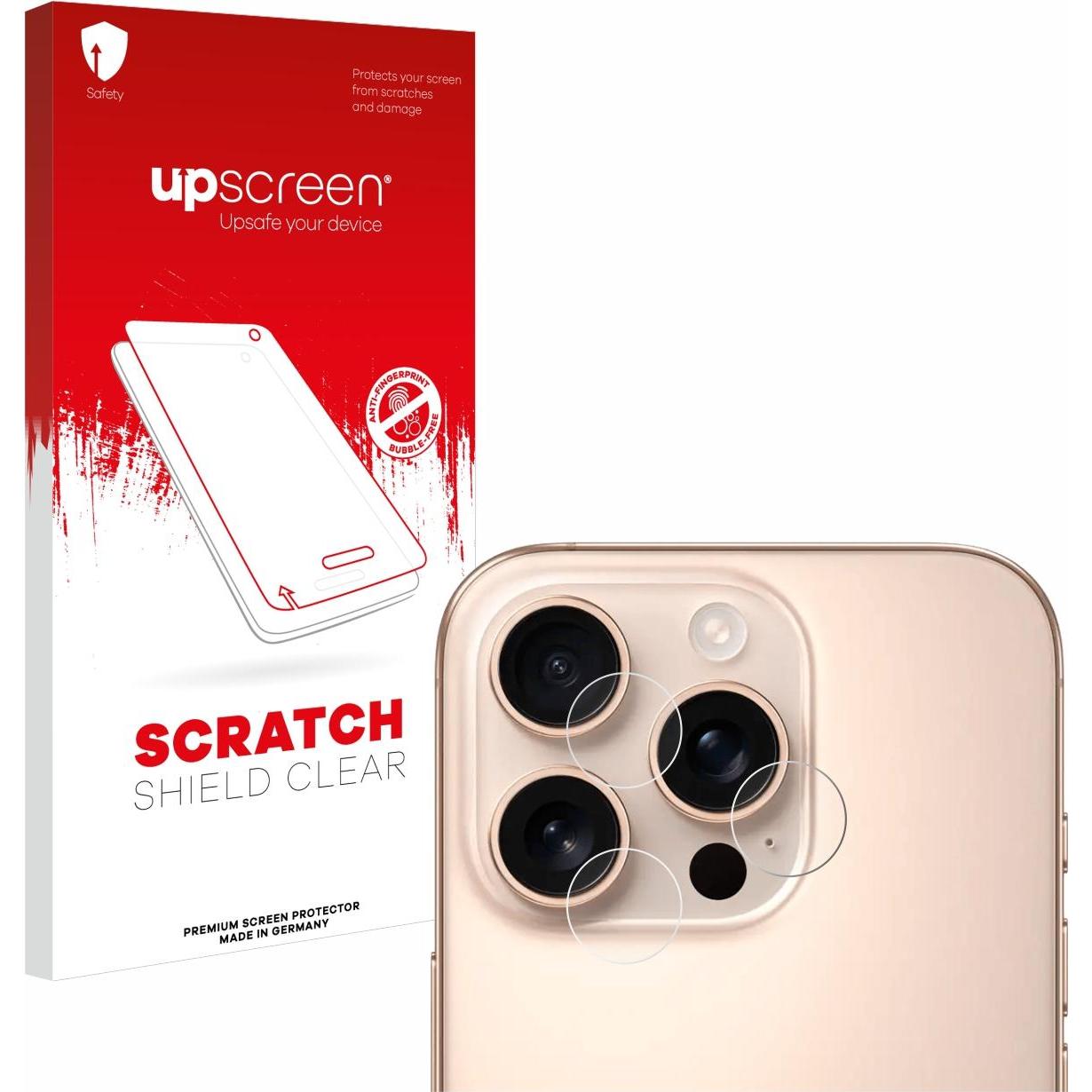 upscreen Schutzfolie Displayschutz Displayschutzfolie Folie Klar Transparent (1 Stück, Apple iPhone 16 Pro), Smartphone ...