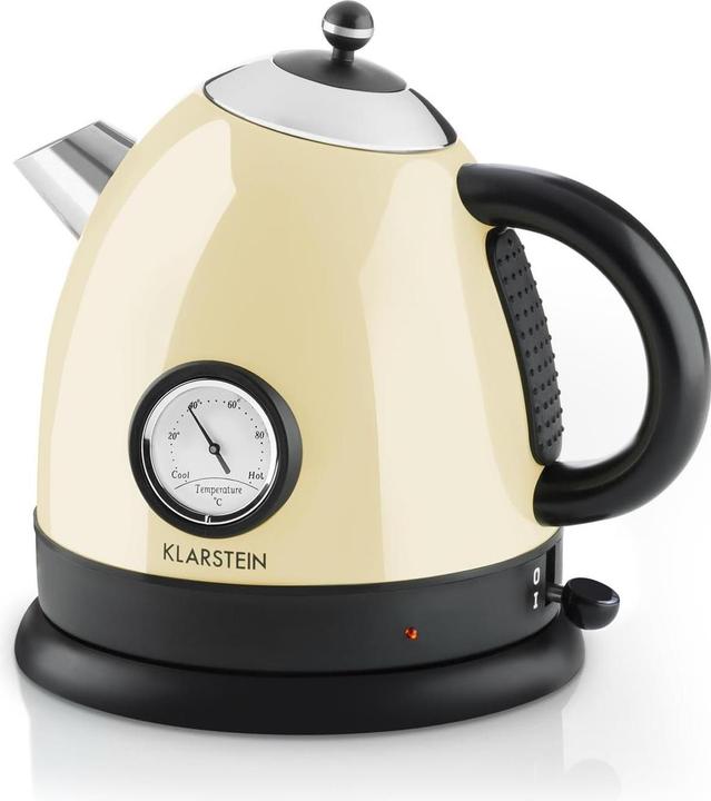 Actual product image Klarstein Aquavita Cream Kettle 1.5 litre 2200 Watt (1.50 l)