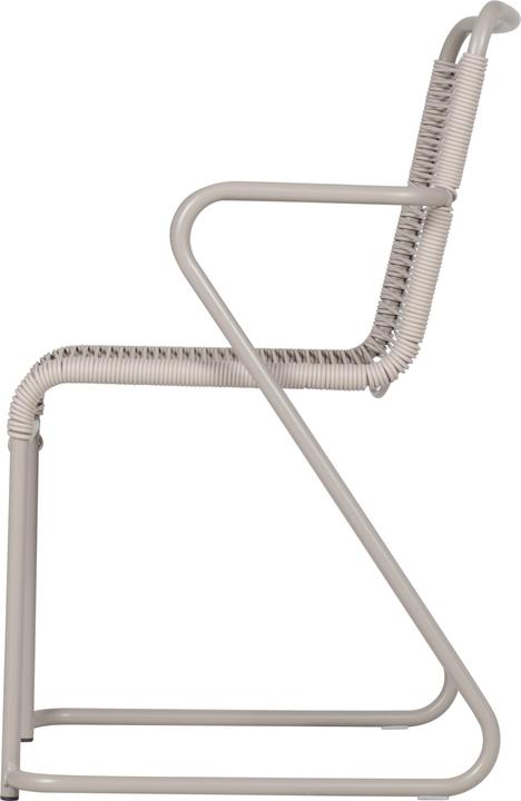 Image du produit Fiam LIDO STUHL MIT ARMLEHNE - 4er Pack TAUPE - ALUMINIUM