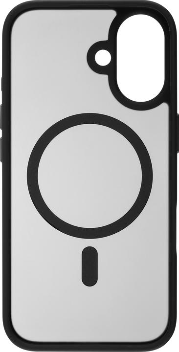 Actual product image FoneKit MagSafe Compatible Soft Touch Case, iPhone 16, black/gray (Apple iPhone 16)