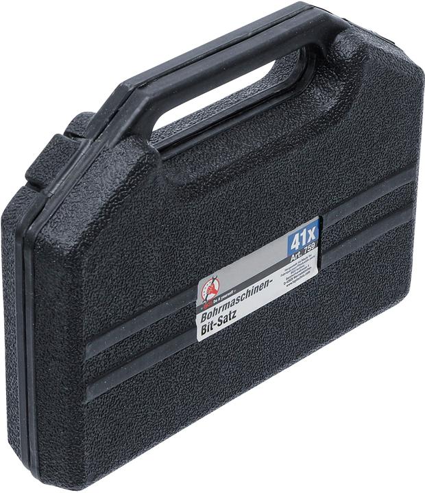 Produktbild BGS Bohrmaschinen-Bit-Satz Antrieb Aussensechskant 6,3 mm (1/4") 41-tlg. (Innensechskant, Schraubschlitz)
