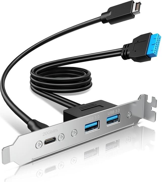 Graugear Multi PCI panel 1x USB-C, 2x USB-A (USB-C, 3 ports)