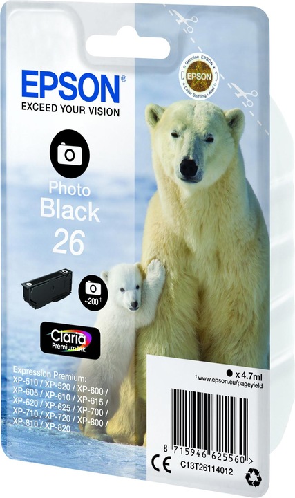 Produktbild Epson 26 Claria Premium (PBK)