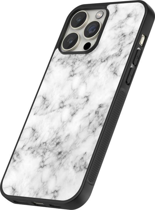 Actual product image PhoneLook Cover silicone black Marble 01 (Apple iPhone 12 Pro Max)