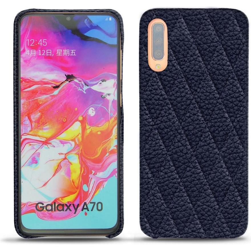 Noreve Lederschutzhülle (Samsung Galaxy A70), Smartphone Hülle, Violett