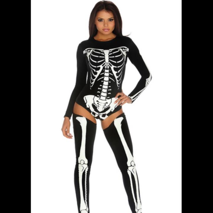 Produktbild Cottelli Collection Bad To The Bone Sexy Skeleton Costume (XL)