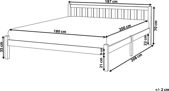 Produktbild Beliani Florac (180 x 200 cm)