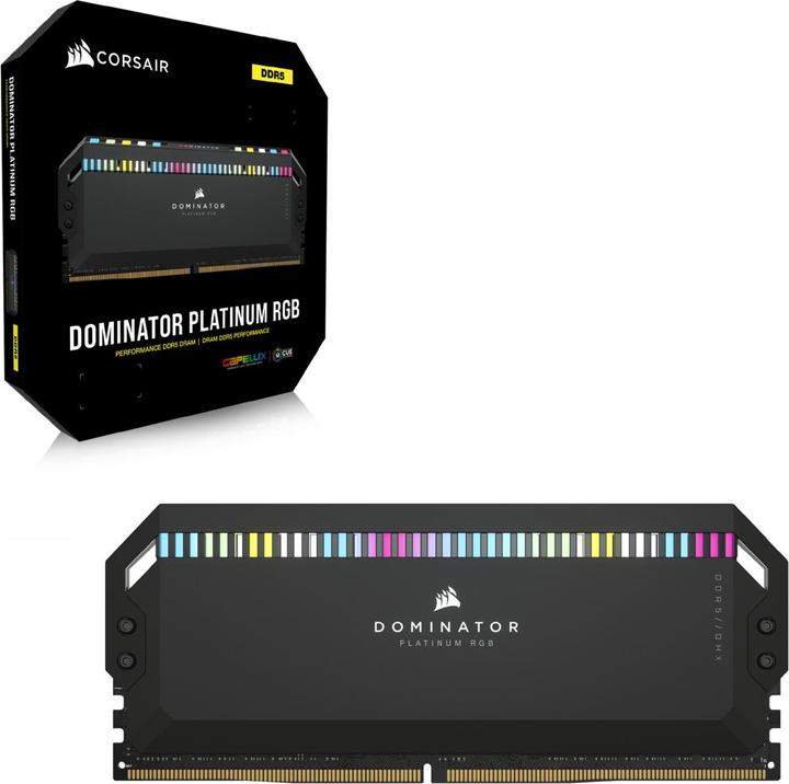 Productafbeelding Corsair D532GB 6000-30 Vengeance RGB bk K2 COR EXPO (2 x 16GB, 6000 MHz, DDR5 RAM, DIMM 288 pin)
