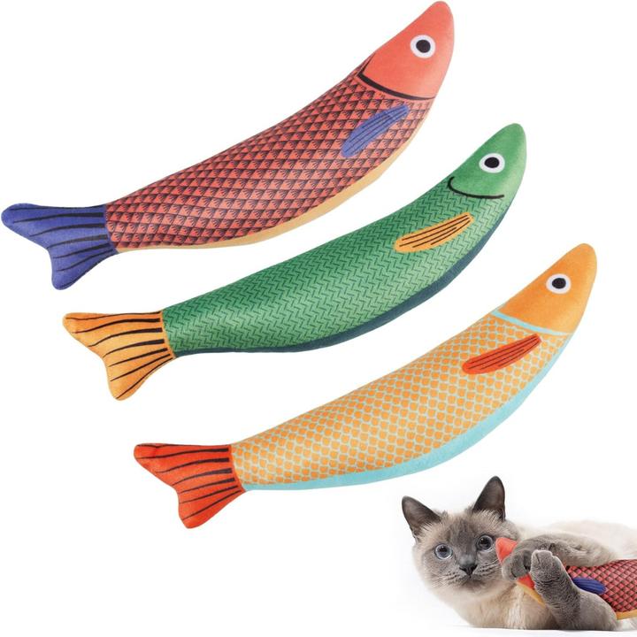 Image du produit Suba Poisson de simulation (Jouet en peluche chat)