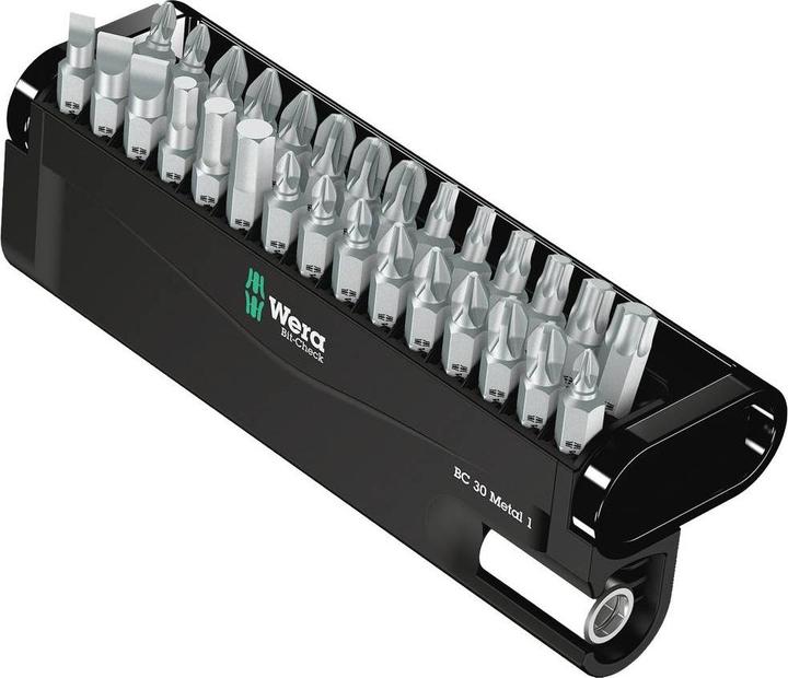 Actual product image Wera Bit-Check 30 Metal 1 SB (Allen screw, Cross Pozidriv PZ, Cross Phillips PH)