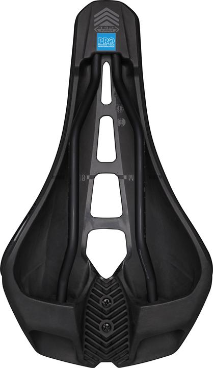 Actual product image PRO Bike Gear Saddle Stealth Curved Performance with opening 142mm black