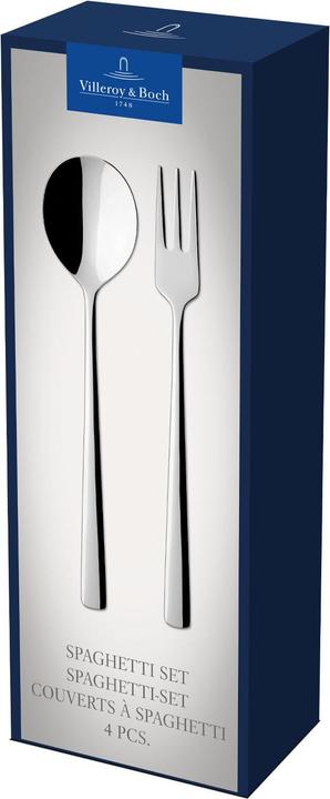 Produktbild Villeroy & Boch Spaghetti-Set 4tlg.,2 Löffel & 2 Gabeln Daily Line Specials (4 Stück, Besteck Set)