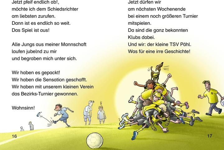 Actual product image Meine Fussballgeschichten Alle 3 Bände in einem Buch (German, Julien Wolff, Thomas M�ller, Michael Vogt, Jan Birck, 2024)