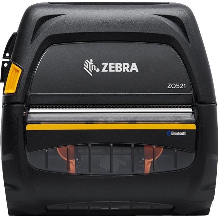 Zebra ZQ521 Etikettendrucker Direkt Wärme 203 x 203 DPI Verkabelt & Kabellos (41209 dpi), Etikettendrucker, Schwarz