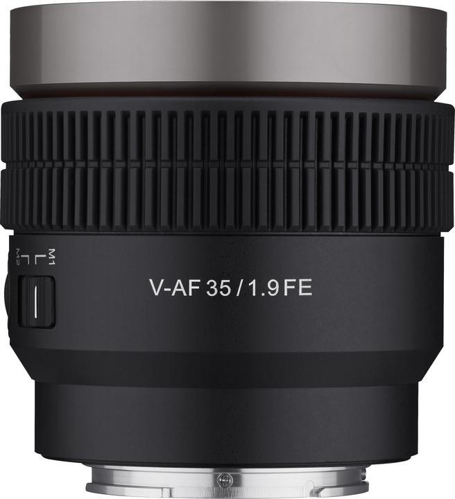Samyang V-AF 35mm f/1.9 FE Sony E (Sony E, APS-C / DX, Plein format)