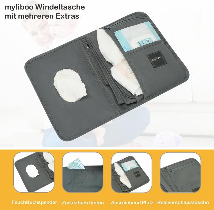 Produktbild Myliboo Windeltasche mit Wickelunterlage