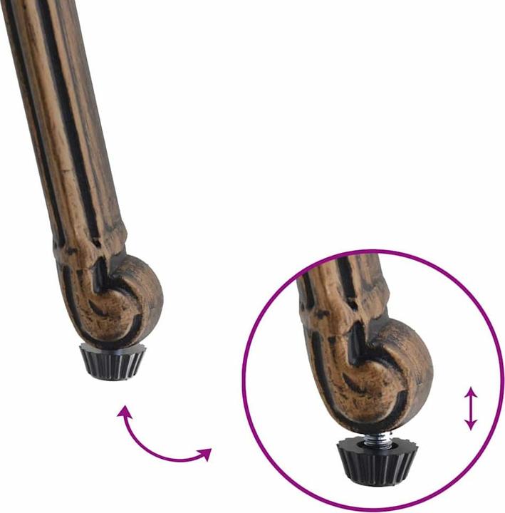 Immagine prodotto VidaXL Sedia da giardino in bronzo