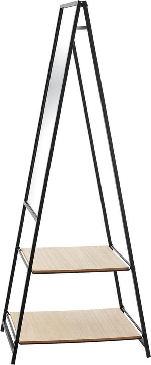 Image du produit En.Casa Miroir sur pied Chamois avec 2 étagères (44 x 150 cm)