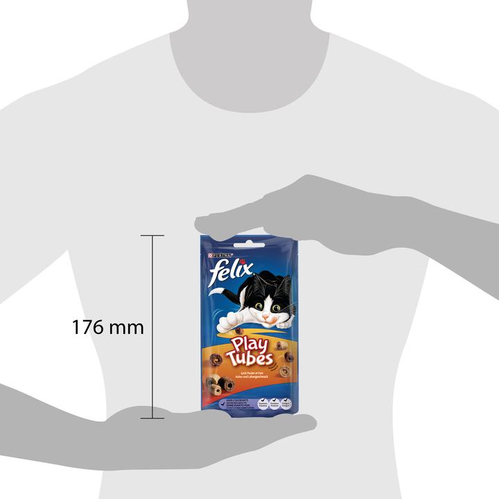 Immagine prodotto Felix Play tubes Pollo (Junior, Adulto, Senior, 55 g)