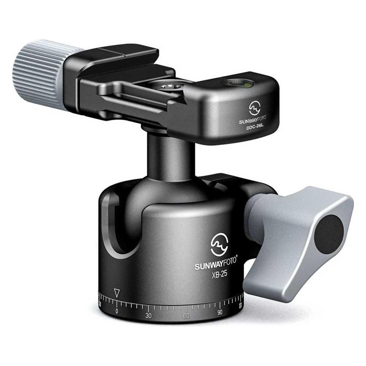 Sunwayfoto Ball Head Xb-25 (090XB250000000) (Kogelkop), Statiefkoppen, Zwart