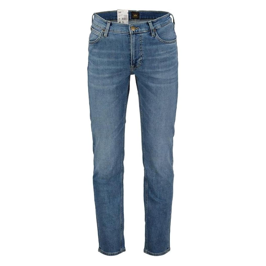 Lee, Mannen, Jeans, Jeans Rechte Pijp Daren Ritssluiting, Blauw, (W33/L34)