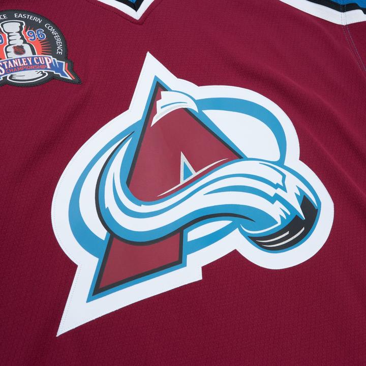 Actual product image Mitchell & Ness M&N Blue Line Peter Forsberg Colorado Avalanche Jersey - S (S)