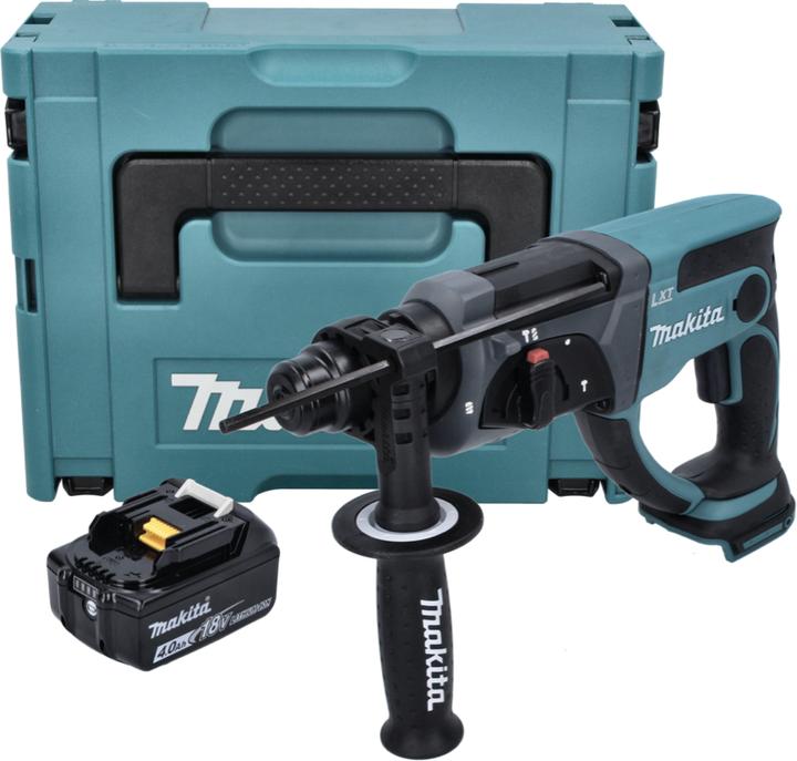 Produktbild Makita DHR 202 M1J Akku Kombihammer 18 V 2,0 J SDS Plus + 1x Akku 4,0 Ah + Makpac - ohne Ladegerät