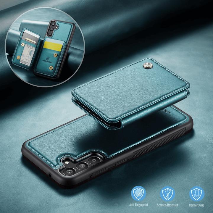 Actual product image Cover-Discount Galaxy A55 - 2-in-1 back cover with credit card holder (Samsung Galaxy A55)