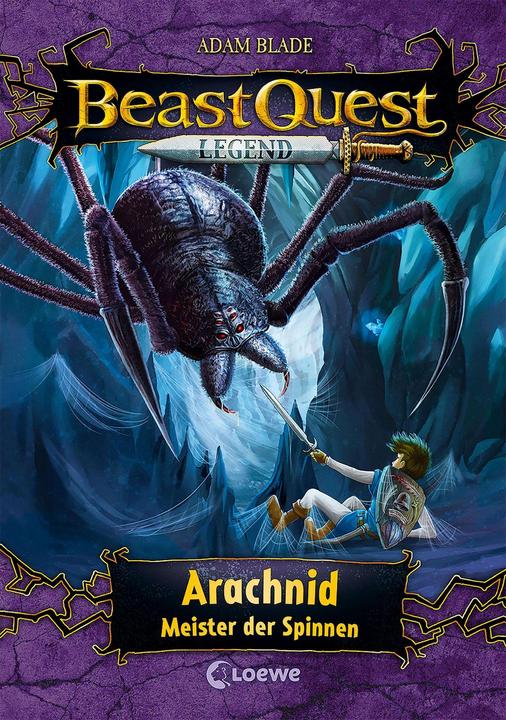 Image du produit Beast Quest Legend (Band 11) - Arachnid, Meister der Spinnen (Allemand, Adam Blade, Elke Karl, Livres pour enfants Loewe, Tobias Goldschalt, 2022)