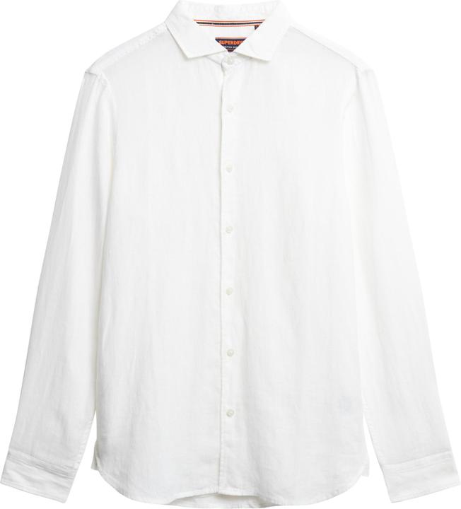 Actual product image Superdry VACATION L/S LINEN SHIRT Heren Overhemd (M)