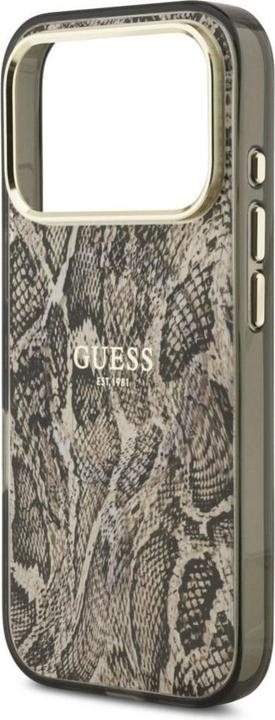 Actual product image Guess - Python Pattern MagSafe (GUHMP17LHIMPYGW) - iPhone 17 Pro - Brown (Apple iPhone 17 Pro)