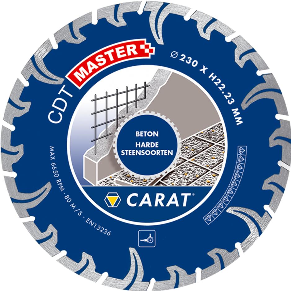 Carat, Lama, DIAMANTZAAG BETON Ã˜125x22,23MM, CDT MASTER - CDTM125300 - CDTM125300