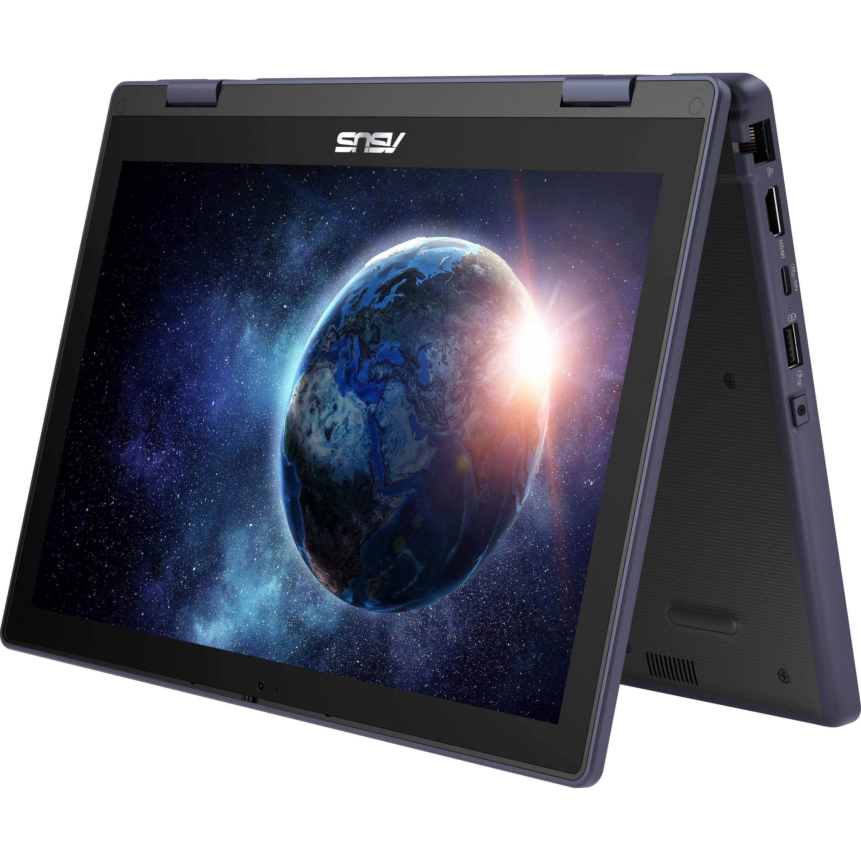 ASUS Flip BR1204FGA-R90326XA (12.20", Intel Pentium N200, 8 GB, 128 GB, DE), Notebook, Grau