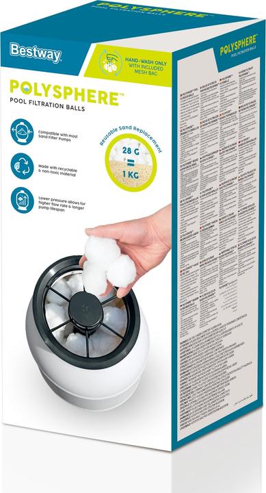 Actual product image Bestway Flowclear Polysphere