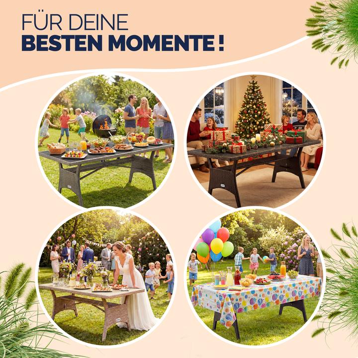 Produktbild Casaria Gartentisch