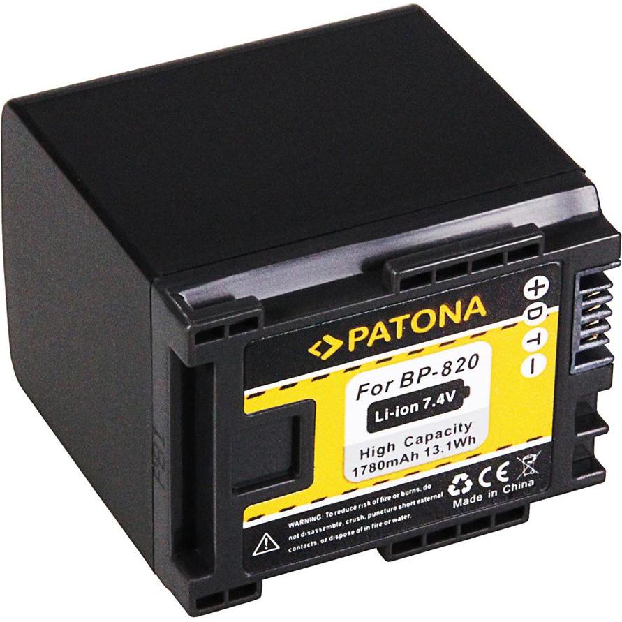 Patona Akku f. Canon BP-820 Canon HF-G30 Canon XA20 Canon XA2 (Kamera Akku) (1194)