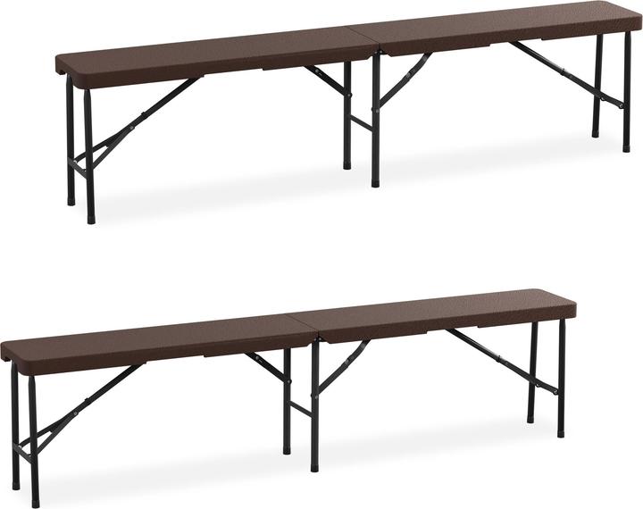 Actual product image Relaxdays 2x beer bench