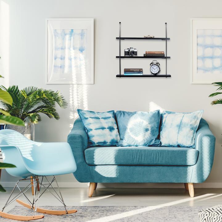 Image du produit Relaxdays Tablette murale à suspendre (60 x 16 x 62 cm)