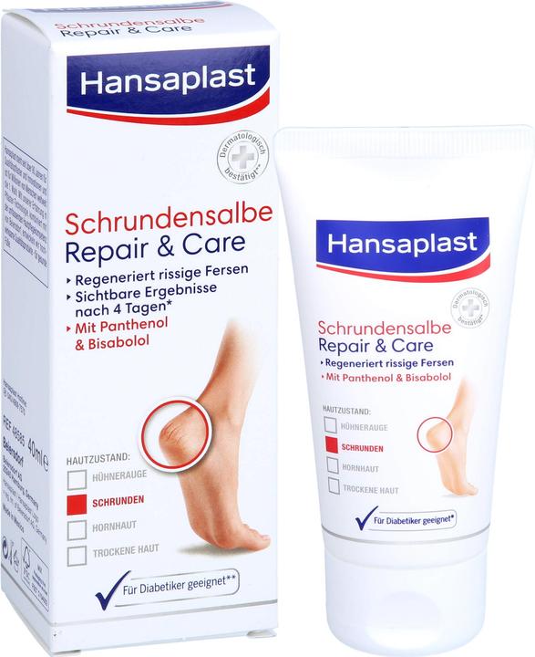Actual product image Hansaplast Repair & Care (Foot cream & foot gel, 40 ml)