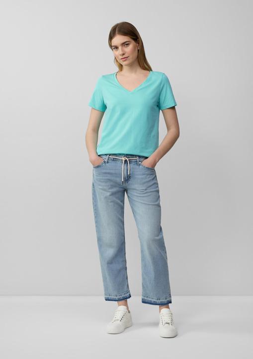 Produktbild S.Oliver T-Shirt T-Shirt mit V-Ausschnitt (46)