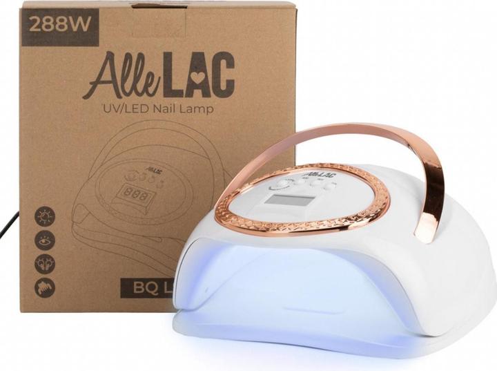 Actual product image AlleLac Uvled Nail Lamp 288w For Hybrid Nail Polishes Gels And Acrylic Gels White Bql9