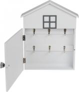 Actual product image Ootb White wooden key box, favorite home (24 x 29 cm)