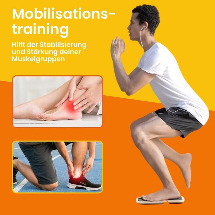 Image du produit Hermex Balance-Brett Gleichgewichts-Brett Knöchel-Trainer Holzbrett Balance Board