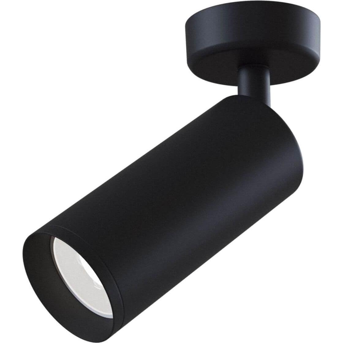Maytoni, Wandleuchte + Deckenleuchte, Focus Deckenleuchte, Deckenlampe GU10 Schwarz 13x19,5cm (GU10)